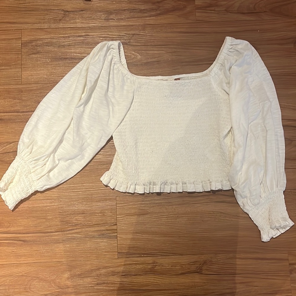 Anthropologie white top